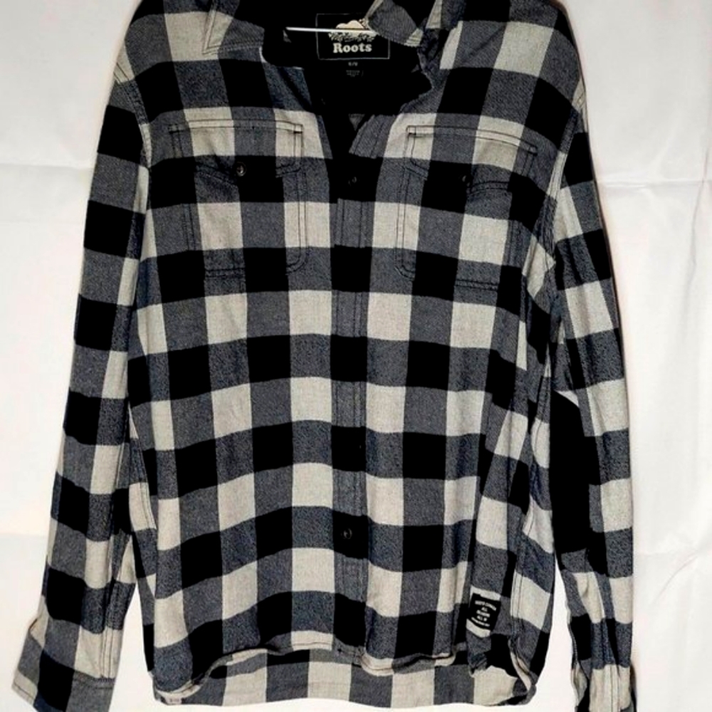 Roots Plaid Shirt Size : M - Picture 4 of 6